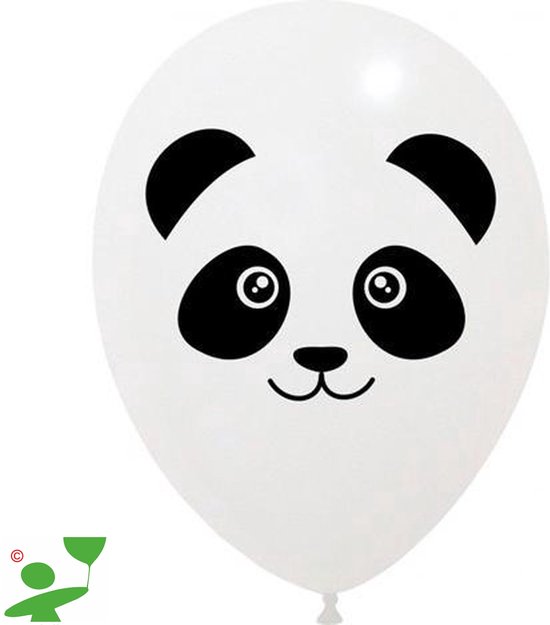 Panda ballonnen, 8 stuks, 30 cm [EAN=sku]