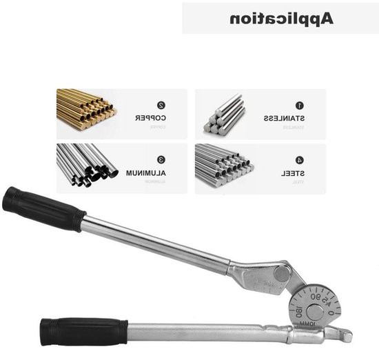 Pijp Bender,Handheld Tube Bender,180 ° Heavy Duty Tube Buiggereedschap