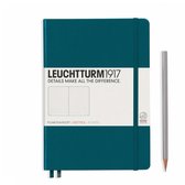 Leuchtturm pocket notitieboek • 9cm x15cm • dots/puntjes • pacific blauw/groen