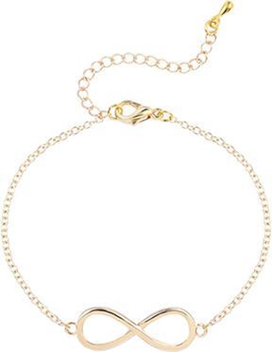 24/7 Jewelry Collection Infinity Armband - Goudkleurig - Amodi