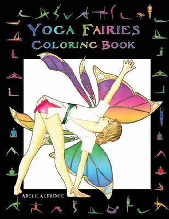 Yoga Fairies Coloring Book - cover