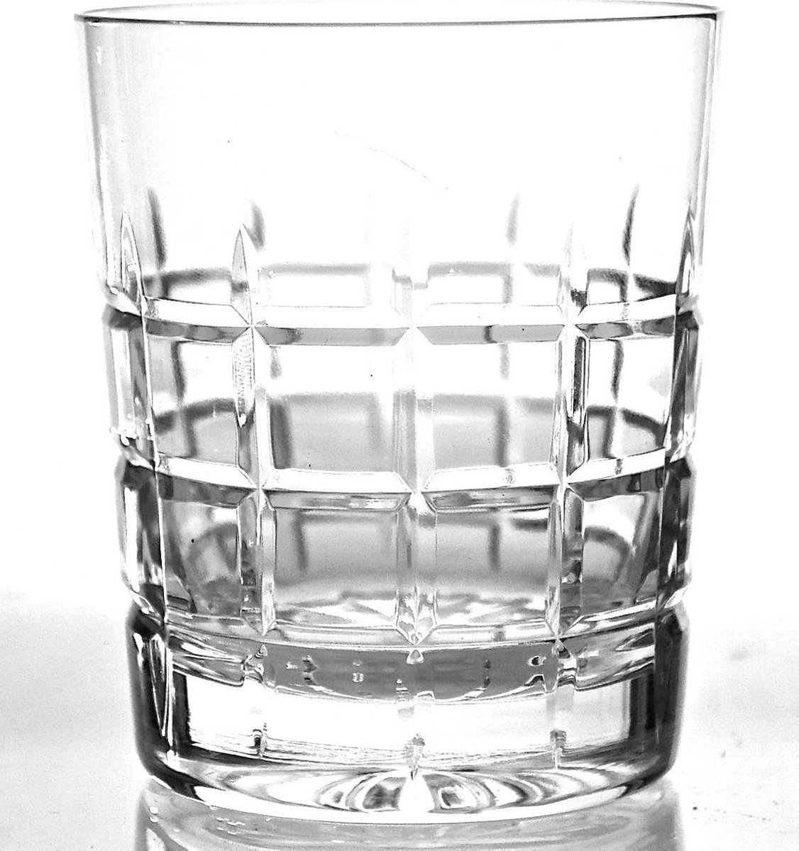 Kristallen whiskeyglazen - Whiskyglas JEFFREY DOUBLE - set van 2 glazen - blank kristal
