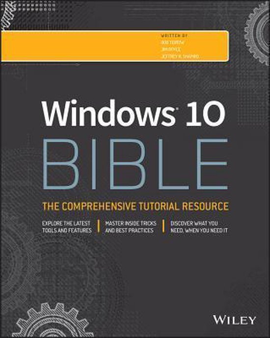 Windows 10 Bible - cover