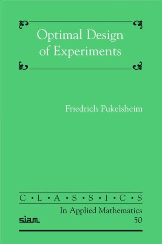 pukelsheim optimal design of experiments