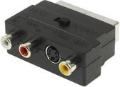 RGB Scart Male naar S Video en 3 RCA Audio Adapter