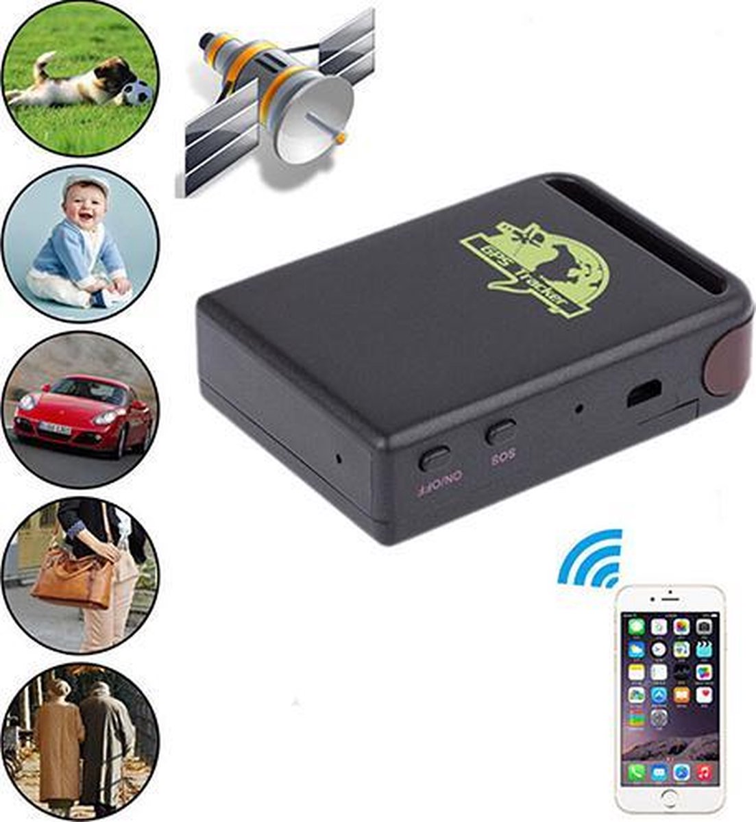 Mini GPS Tracker Volgsysteem Voor Kind / Auto / Motor