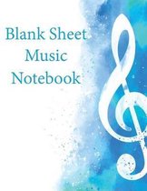 Blank Sheet Music Notebook