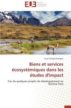 Biens Et Services �cosyst�miques Dans Les �tudes d'Impact