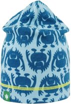 Monster muts merino wol (4 - 7 jaar) - blauw