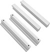 10 x moderne aluminiumlegering kast kast deurgreep meubels lade trekt knoppen, midden gat 160 mm