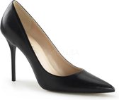 Classique-20 stiletto pump met puntige neus mat zwart - (EU 35 = US 5) - Pleaser