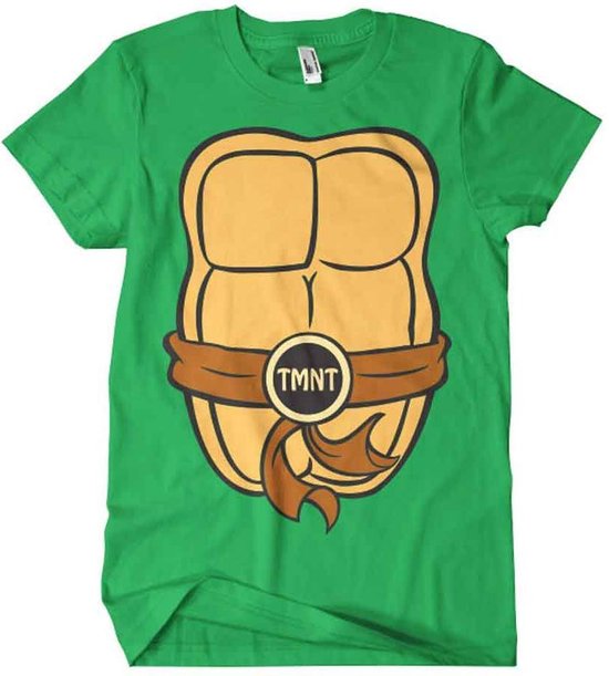 Teenage Mutant Ninja Turtles Heren Tshirt Costume Groen