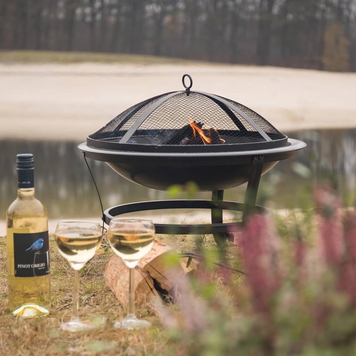 RedFire Atlanta Fire Bowl - Ø 51 cm - Black