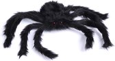 Halloween Spin Decoratie Versiering Tafeldecoratie Halloween Decoratie Accesoires Griezelig 30 Cm Zwart - XL
