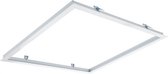 LCB - LED paneel inbouw - 30x30cm Inbouw Framesysteem - Wit aluminium