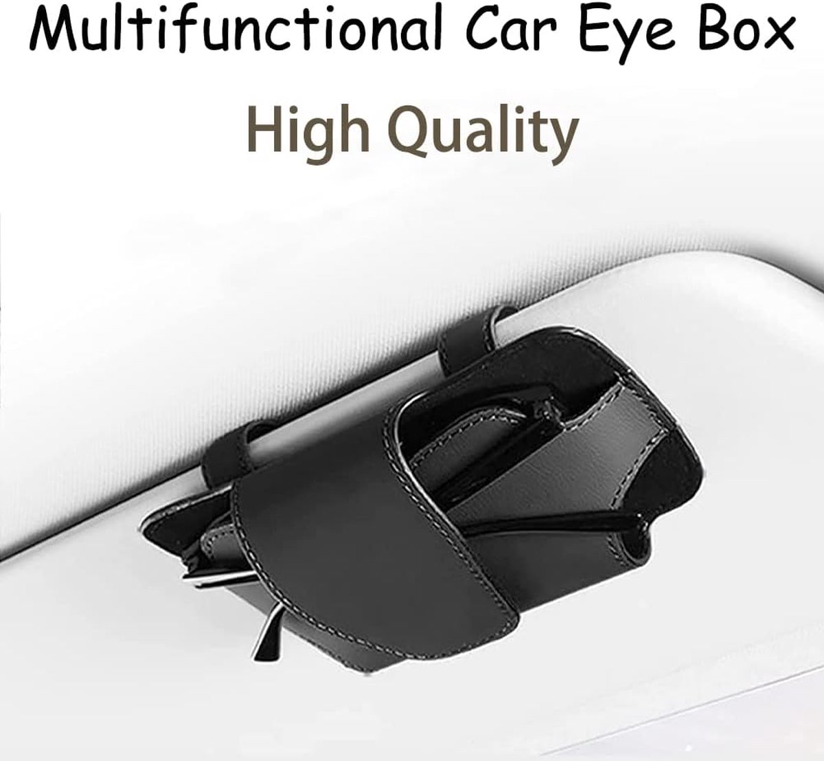 MNC - Boîte de Opbergbox lunettes de soleil Étui à lunettes pour dans la  voiture 