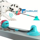 Marinjoc - Trektouw - Hond Speelgoed Zuignap - Kauwtouw Hond - Bal Huisdier - Speelgoed Hond - Siliconen Speelgoed