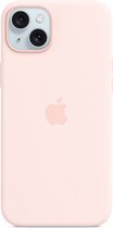 Apple Siliconenhoesje met MagSafe geschikt voor iPhone 15 Plus - Light Pink