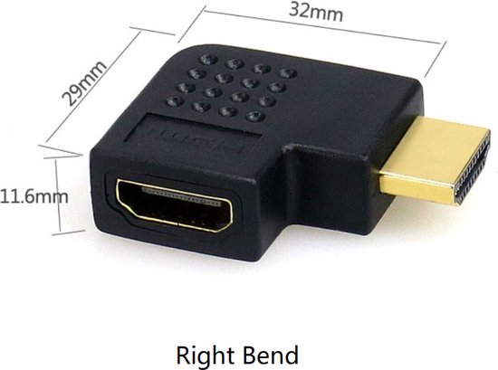 Techvavo® Set de 2 - Coupleur HDMI - Adaptateur HDMI - Prolongateur -  Adaptateur