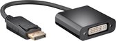 Powteq - Premium Displayport 1.2 naar DVI-I (24 +5 pins) adapter - 1080p 60 Hz - Gold-plated - 3 x afgeschermd - Topkwaliteit adapter