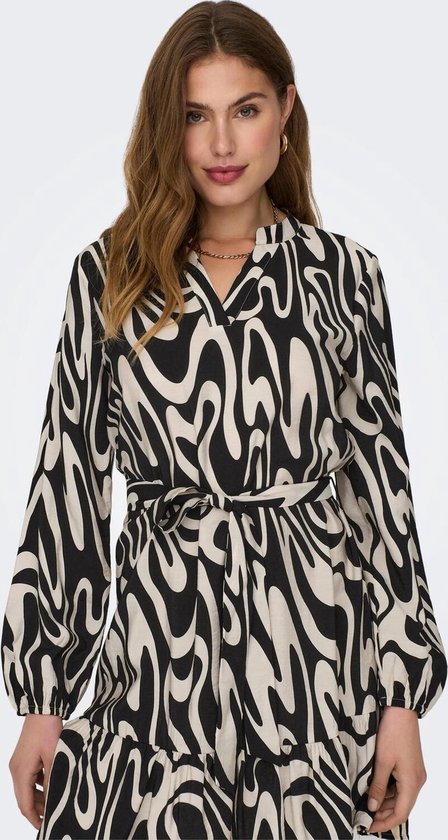 Jacqueline de Yong Jurk Jdycamille L/s V-neck Dress Wvn 15309597