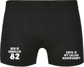 Ben ik eindelijk 82, krijg ik dit lullige boxershort Heren Boxershort - verjaardag - jarig - 82e verjaardag - feest - onderbroek - grappig