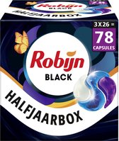 Robijn Classics Black Velvet 3-in-1 Wascapsules - 3 x 26 wasbeurten - Voordeelverpakking