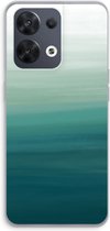Case Company® - Hoesje geschikt voor Oppo Reno8 5G hoesje - Ocean - Soft Cover Telefoonhoesje - Bescherming aan alle Kanten en Schermrand