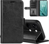 OnePlus Nord 3 Hoesje - MobyDefend Wallet Book Case (Sluiting Achterkant) - Zwart - GSM Hoesje - Telefoonhoesje Geschikt Voor OnePlus Nord 3