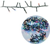 Cheqo® Kerstboomverlichting - Micro Clusterverlichting - Kerstlampjes - Led Verlichting - Kerstverlichting voor Binnen en Buiten - Met Haspel - 500 LED - 10 Meter - Met Timer - Multicolor