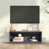 The Living Store Zwevende TV-meubel - TV-meubels - Afmetingen- 90 x 35 x 35 cm - Grijs
