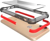 Mobigear Hoesje geschikt voor Apple iPhone X Telefoonhoesje Hardcase | Mobigear Crystal Backcover | iPhone X Case | Back Cover - Transparant / Zwart