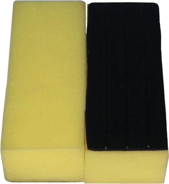 Excellente éponge à sueur - Petite - Taille 10 x 7,5 x 5 cm - Deux côtés - éponge à récurer - éponge animale pour la fourrure