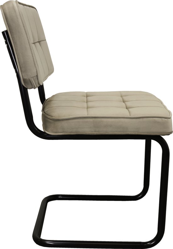 Kick buisframe stoel Ivy - Donker Groen - Kick Collection