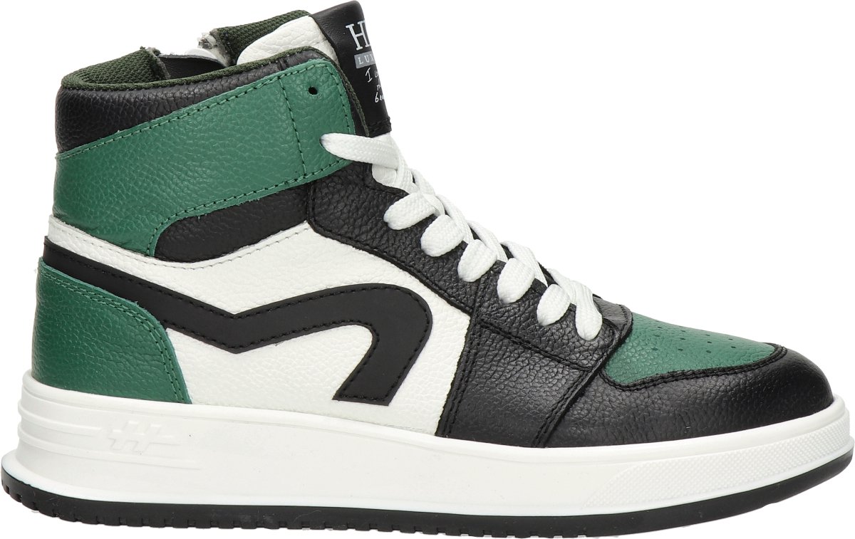 Hip jongens sneaker - Groen multi - Maat 36