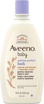 Aveeno Baby Nighttime Calming Comfort Bath, Body & Hair Wash - Lavender and Vanilla Scent, 532ml