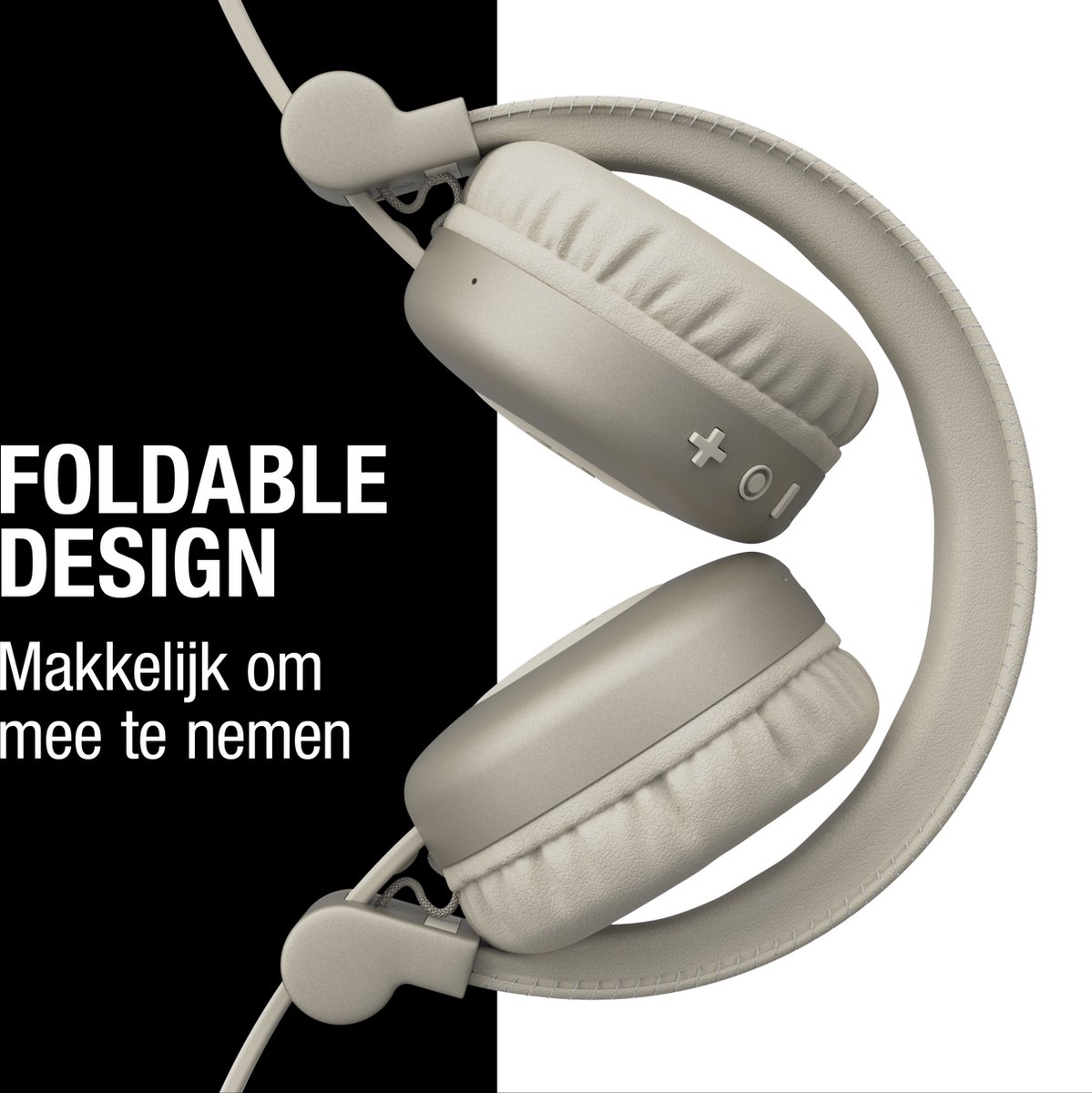 Fresh ‘n Rebel Code Core – Draadloze on-ear koptelefoon – Bluetooth - 30 uur Speeltijd - Silky Sand – foto 5