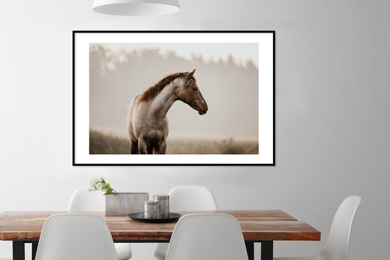Quarter horse le matin 120x80 cm