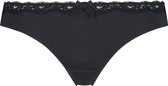 Hunkemöller Dames Lingerie String Lola - Zwart - maat XS