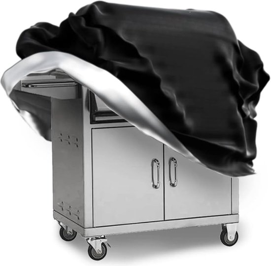 Lumaland - beschermhoes voor tuinmeubelen - waterdichte hoes voor de barbecue - 125 (h) x 152 4 (l) x 63 (d) cm - oxford 600d - grijs kopen? | Korting tot 25