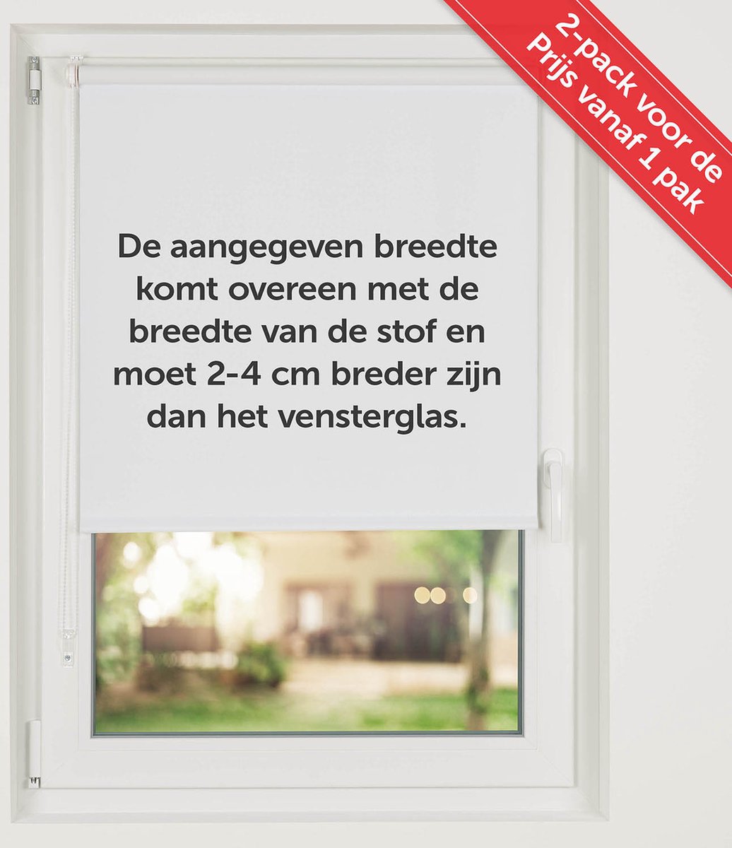 Blumtal - Verduisterend rolgordijn zonder boren, 90 x 155 cm (x1