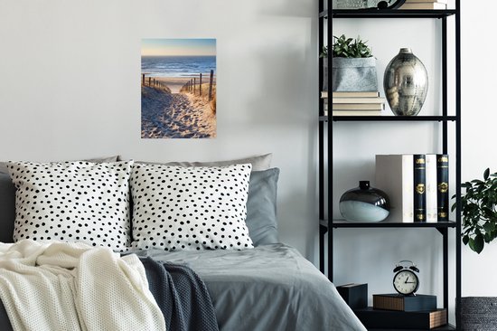 Affiche Plage - Mer - Pays- Nederland - Dunes - Soleil - 30x40 cm