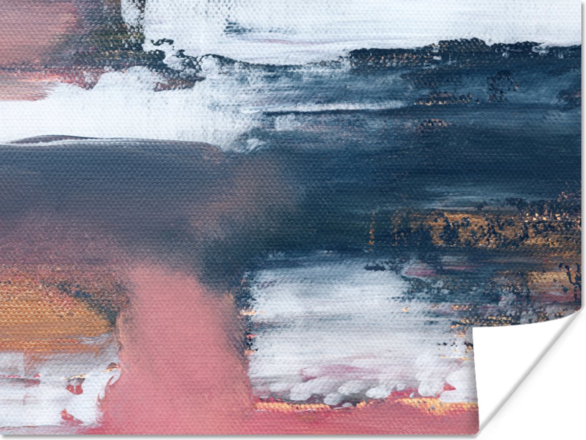 Poster Abstract - Verf - Design - 120x90 cm