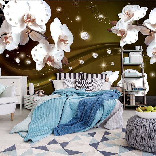 Photomural blanc, revêtement mural