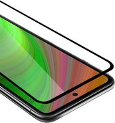 Cadorabo Screenprotector geschikt voor LG K52 / K62 / Q52 Volledig scherm pantserfolie Beschermfolie in TRANSPARANT met ZWART - Gehard (Tempered) display beschermglas in 9H hardheid met 3D Touch