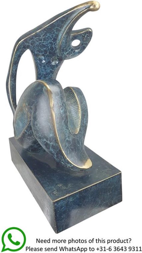 Brons beeld - naakte vrouw - modern - sculptuur - 40 cm hoog