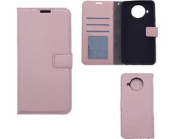 LuxeBass Hoesje geschikt voor Xiaomi Mi 10T Lite - Boekhoesje met kaartvakken - RoseGoud gsm hoesje - telefoonhoes - telefoonhoesjes