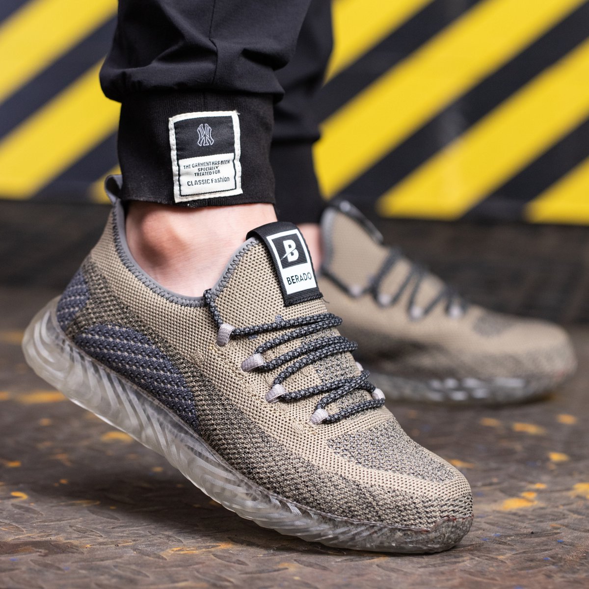 Werkschoenen Heren Licht Veiligheidsschoenen met Stalen