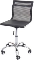 Bureaustoel MCW-K53, bureaustoel bureaustoel computerstoel, netbespanning stof/textiel ~ zwart