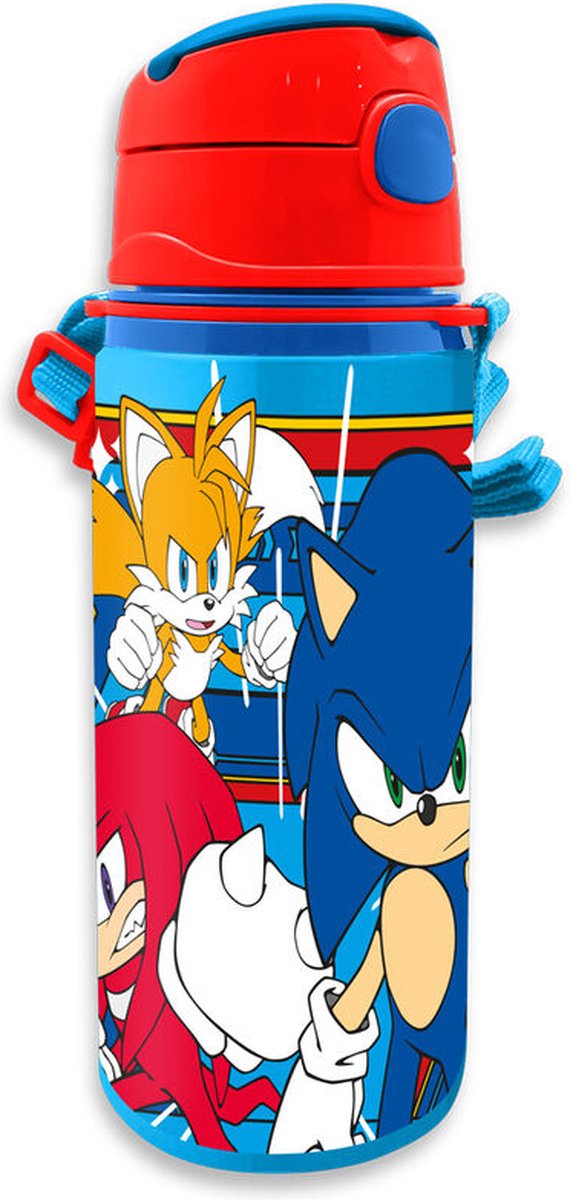 Sonic Drinkfles - The Hedgehog - Aluminium - 600ML